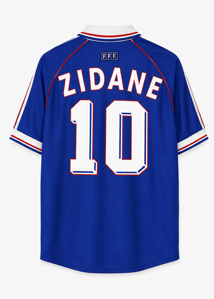 France Home Shirt 1998 - Zidane 10